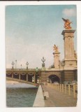 FA127 -Carte Postala- FRANTA - Paris. Le pont d'Alexandre III, necirculata 1966