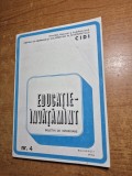 educatie - invatamant - buletin de informare - din anul 1972