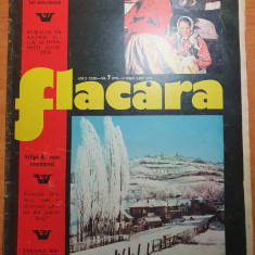 revista flacara 9 februarie 1974-articol si foto despre jud. bistrita nasaud