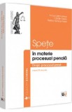 Spete in materie procesual penala - Anca-Lelia Lorincz, Catalin Marin, Petrica Marius Popa