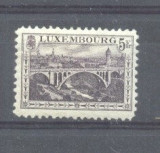 Luxembourg 1921 Definitives, views, 5Fr., Mi.136A MH S.388, Nestampilat