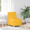 vidaXL Unitate Sofa Modulară Fără Brațe Galben deschis 55 x 74 x 82 cm
