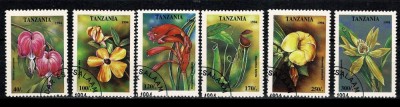 TANZANIA 1994 -FAUNA , FLORI , TIMBRE STAMPILATE foto