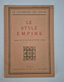Carte veche 1929 La grammaire des styles Stilul Empire