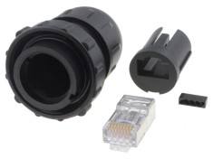 Mufă RJ45 Cat6 Ecranat 8P8C IP67 IP68