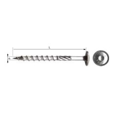 Suruburi Cu Cap Torx Torbante T30 6x180mm, 100/set