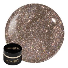 Gel UV Constructie Unghii RevoFlex Disco LUXORISE 15ml, Glam Gold