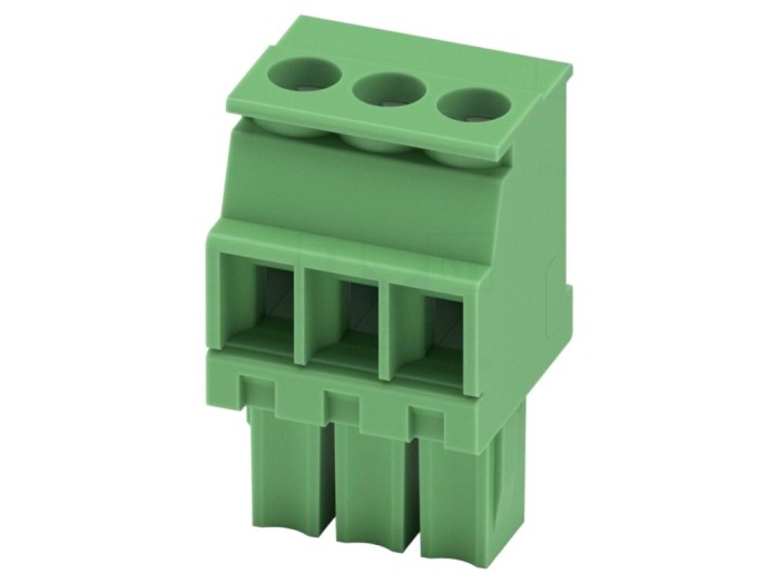 Conector regletă deconectabilă, 3 pini