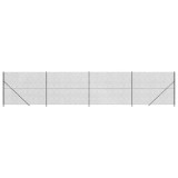 Cumpara ieftin Gard plasa de sarma cu bordura, antracit, 1,8x10 m