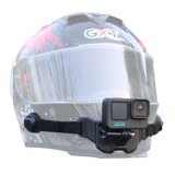 Cumpara ieftin Suport de fixare tip fluture a camerelor video sport la casca de motocicleta, bicicleta, compatibil cu GoPro Hero 11, GoPro Hero 11 Mini si Osmo Actio