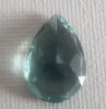 Piatra naturala smarald mare,forma lacrima,fatetat, ideal confectionat bijuterie