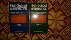 high school mathematic 2 vol./445+327pagini foto