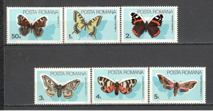 Romania.1985 Fluturi XR.939