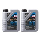 Ulei motor Liqui Moly Top Tec 4600 5W30, 2 litri, sintetic, protectie uzura, consum redus, DPF, turbo, benzina si diesel