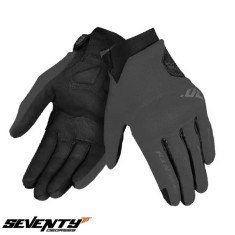 Manusi barbati pentru scuter - motocicleta Urban vara Seventy model SD-C40 Asphalt Custom culoare: gri &ndash; degete tactile XXXL (12 cm)