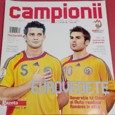 Revista fotbal"CAMPIONII"nr.7/decembrie 2007(Dedicat echipei Romaniei-EURO 2008)