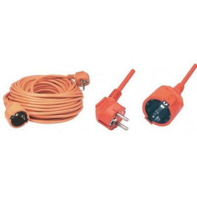 Prelungitor cablu h05vv-f 3g1,0 mmp, 2300w, ip20, portocaliu, home lungime 10 m MultiMark GlobalProd foto