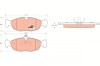 TRW GDB1040 COTEC set placute frana,frana disc