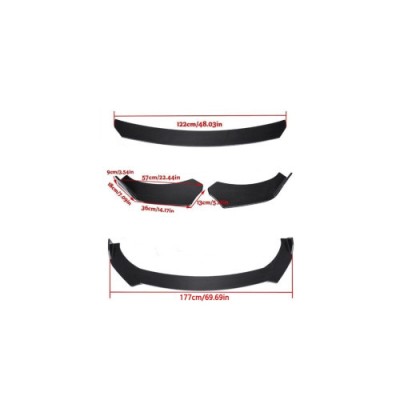 Prelungire bara fata universala / Spoiler culoare Carbon Cod: UNV-013C Automotive TrustedCars foto