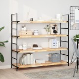 VidaXL Rafturi plutitoare 3 buc. 120x40x4cm lemn masiv acacia netratat