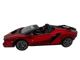 Macheta Lamborghini rosu decapotabila metal 1:22 cu lumini si sunete, deschide usi