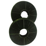 Set filtre de carbon hota Heinner FC-440GBK, compatibile cu modelele HTCH-440GBK, HTCH-440FS, DCH-350RGBK, 2 buc/set