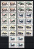 SAN MARINO 1969 - Transport de epoca, trăsuri / serie completa in blocuri MNH