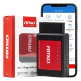 Scanner tester interfata diagnoza auto OBD2 BT XL AMiO 04733, diagnosticare wireless prin smartphone, tableta sau computer, compatibil Android iOS