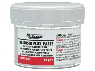 Pastă Flux cu Colofoniu RMA, Recipient Plastic Galben foto