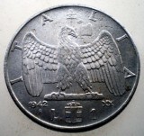 2.305 ITALIA WWII VITTORIO EMANUELE III 1 LIRA 1942 R MAGNETICA, Europa