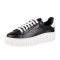 Pantofi sport dama din piele naturala Dyany Spirit, negru-alb, 38