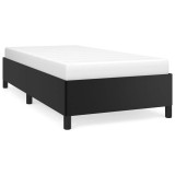 Cumpara ieftin Cadru de pat, negru, 90x200 cm, piele ecologica