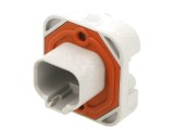 Conector DEUTSCH DT15-4P 4 pini vertical cablu-placă 13A TE Connectivity