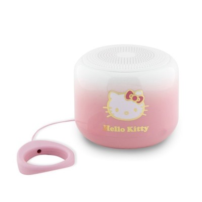 Boxa Portabila Bluetooth 5.0, Type-C, 3W, 800mAh - Hello Kitty (HKWSBT6GKEP) - Pink foto