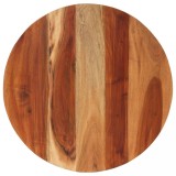 VidaXL Blat de masă rotund, 60 cm, 15-16 mm, lemn masiv de acacia