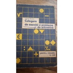 CULEGERE DE EXERCITII SI PROBLEME DE ARITMETICA PENTRU CLASELE V-VII - IVANCA OLIVETTO