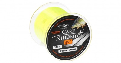 Fir Monofilament Mikado Nihonto Carp Galben Fluo 0.40mm 600m foto