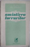 Cumpara ieftin PETRU VALUREANU - AMINTIREA LUCRURILOR (VERSURI, 1980) [dedicatie / autograf pt MIRCEA CIOBANU]