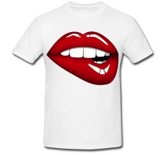 Tricou &amp;quot; Buze rosii &amp;quot; foto