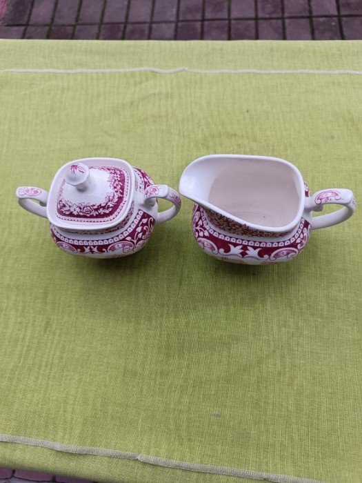 Portelan Royal S Phinx Mastricht colectia Old England frumos set de zaharnita si letiera