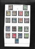 Germania 1966 foaie album cu 19 timbre, Stampilat