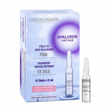 Fiole Hyaluron cu acid hialuronic pur, 12 fiole x 2 ml, Gerocossen