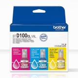 Brother original ink BTD100CLVAL, CMY, 3x5000str.