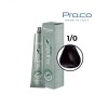 Vopsea de par profesionala fara amoniac SUPERB.COLOR 100 ml - Pro.Co - 1/0 NEGRU