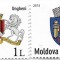 Moldova (3) - Steme ale oraselor, 2015 - 1 L, 5 L, obliterate