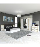 Dormitor Mob01 Alb 180x200cm