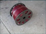 Furtun luminos rosu cu becuri, 90m + controller