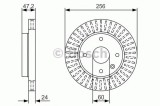 Disc frana CHEVROLET AVEO Hatchback (T300) (2011 - 2016) BOSCH 0 986 479 A54