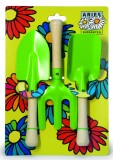 Set unelte gradinarit pentru copii Aries | 3 piese: 2 lopatele, 1 furca | Metal si Lemn | Jucarie educativa