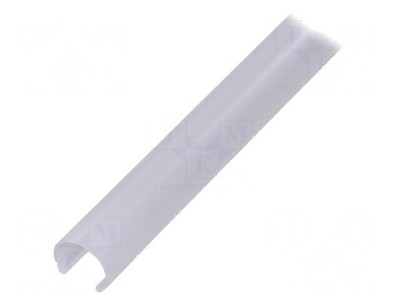 Apărătoare profile LED satin 1m JAZ-23R cu &amp;icirc;mpingere foto